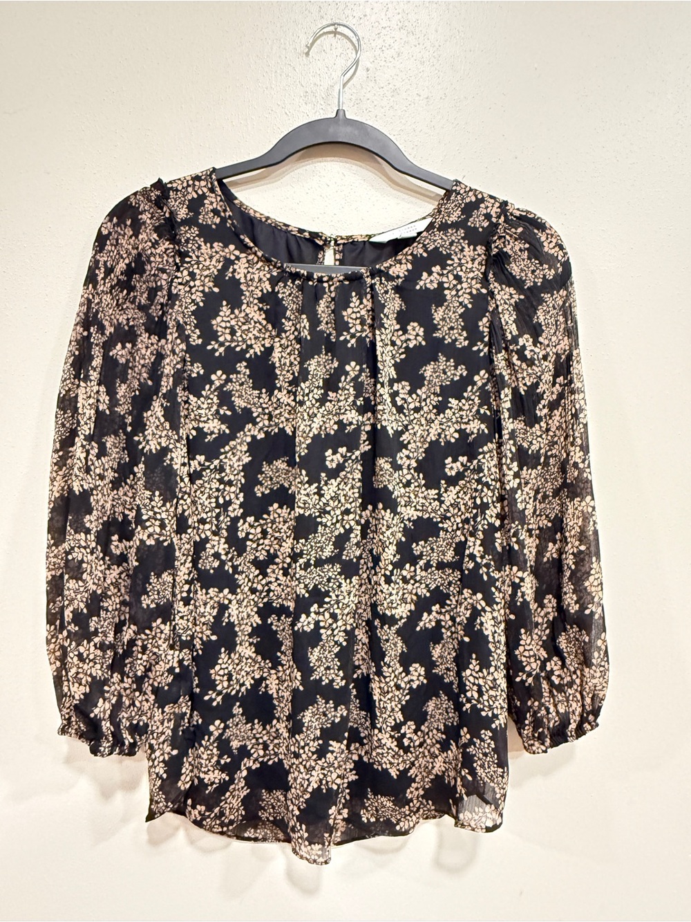 LC Lauren Conrad Blouse with  Floral Print Women’s Size XS